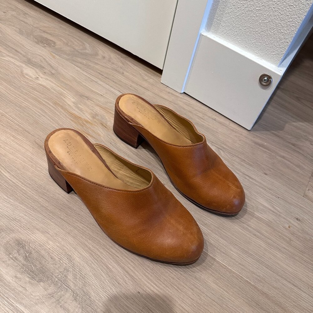 Adelante The Camila Handmade Leather Mules – 12D (Wide) – EUC